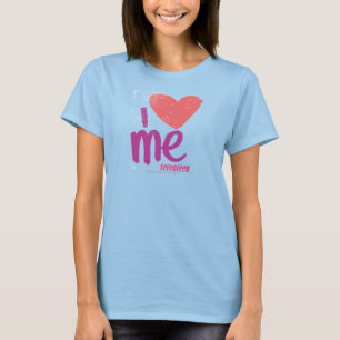 I Herz ich Rosa-Lila T-Shirt