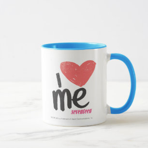 I Herz ich rosa Tasse