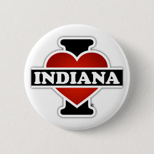 I Herz Indiana Button