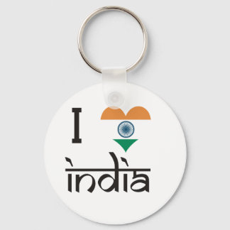 I "Herz Indien" - I Liebe Indien Schlüsselanhänger
