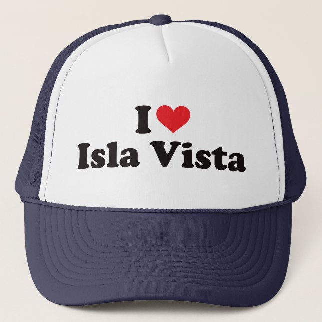 I Herz Isla Vista Truckerkappe (Vorderseite)