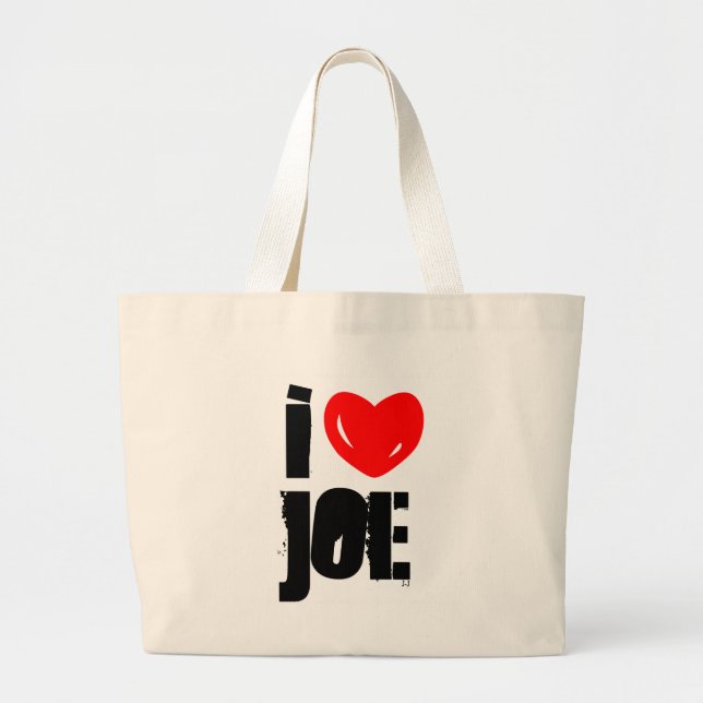 I Herz-Joe-Tasche Jumbo Stoffbeutel (Vorne)