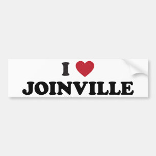 I Herz Joinville Brasilien Autoaufkleber