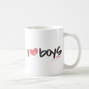 I Herz-Jungen-Rosa Kaffeetasse