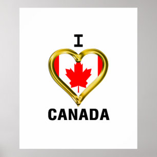 I HERZ KANADA POSTER