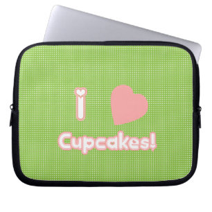 I Herz-kleine Kuchen! Laptop-Hülse Laptopschutzhülle