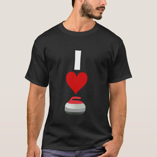 I [Herz] [kräuselnd] T-Shirt (Vorderseite)