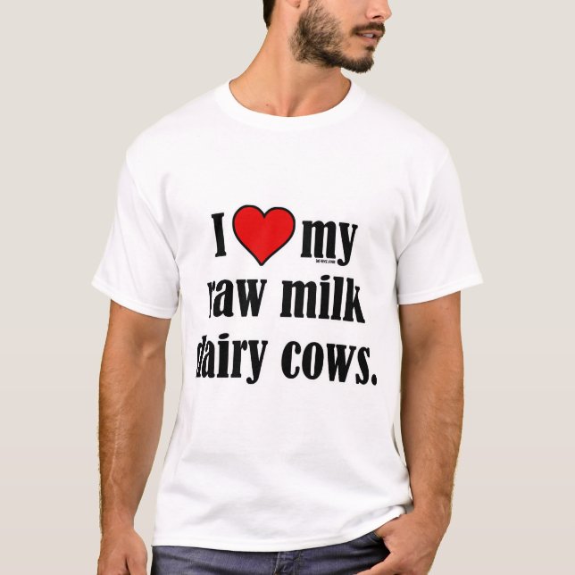 I Herz-Kühe T-Shirt (Vorderseite)