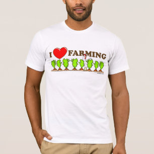 I Herz-Landwirtschaft T-Shirt