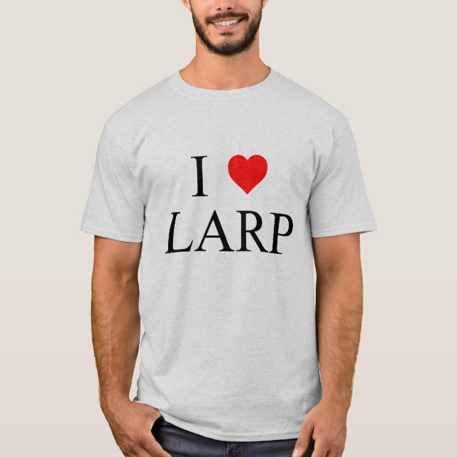 I Herz LARP T-Shirt (Vorderseite)
