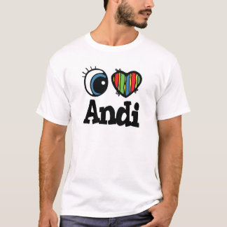 I Herz (Liebe) Andi T-Shirt