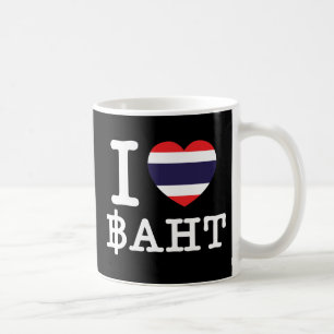 I Herz (Liebe) Baht Kaffeetasse