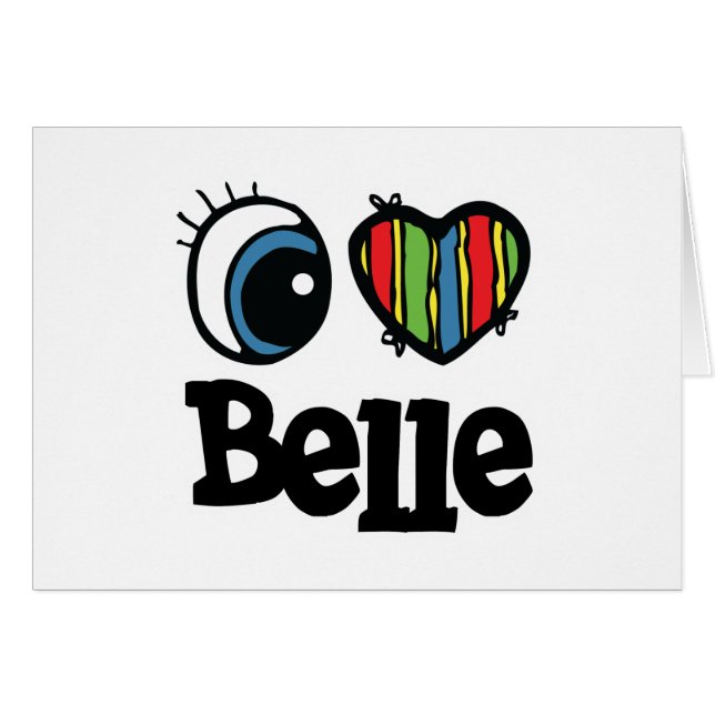 I Herz (Liebe) Belle (Vorderseite (Horizontal))
