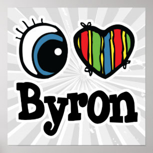 I Herz (Liebe) Byron Poster
