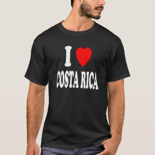 I Herz (Liebe) Costa Rica Reisen Tourismus Urlaub T-Shirt
