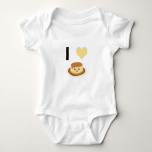 I Herz (Liebe) Flan! Baby Strampler