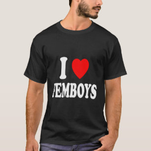 I Herz (Liebe) Frauen weibliche männliche Cisgende T-Shirt