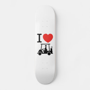 I Herz (Liebe) Golfplatz Skateboard