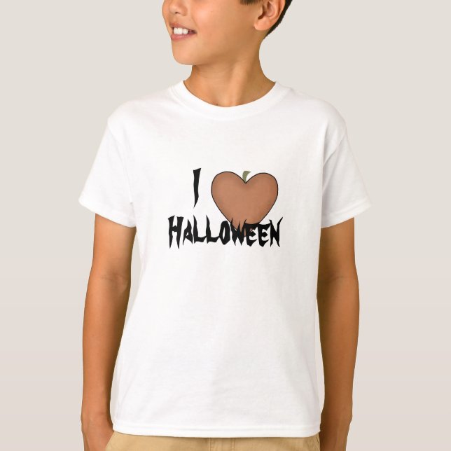 I Herz (Liebe) Halloween T-Shirt (Vorderseite)