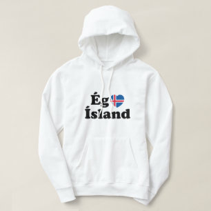 I Herz (Liebe) Island [Ég Elska Ísland] Island Hoodie