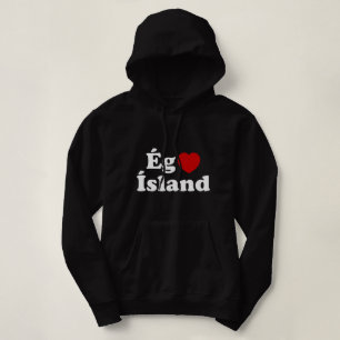 I Herz (Liebe) Island [Ég Elska Ísland] Island Hoodie