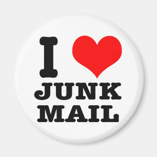 I HERZ (LIEBE) JUNK MAIL MAGNET