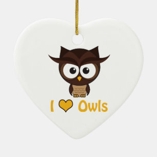 I Herz (Liebe) Keramik Ornament