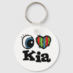 I Herz (Liebe) Kia Schlüsselanhänger