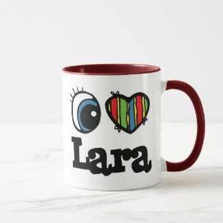 I Herz (Liebe) Lara Tasse