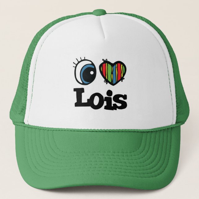 I Herz (Liebe) Lois Truckerkappe (Vorderseite)