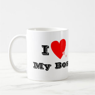 I Herz (Liebe) meine Chef-Tasse Kaffeetasse