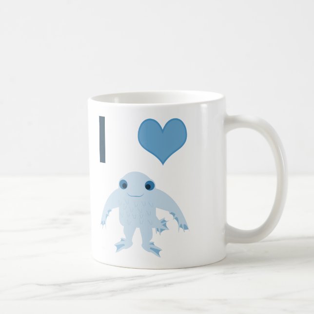 I herz (Liebe) Ningen Kaffeetasse (Rechts)