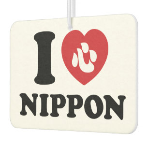 I HERZ [LIEBE] NIPPON AIR FRESHENER AUTOLUFTERFRISCHER