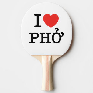 I Herz (Liebe) Pho Tischtennis Schläger