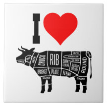 I Herz Liebe Rindfleisch Metzger Koch Koch