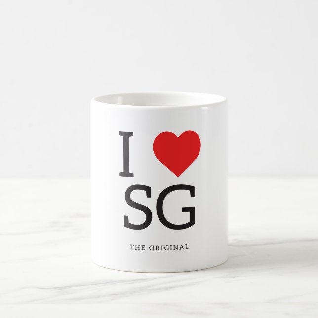 I Herz Liebe-Singapurs | I SG-Tasse Verwandlungstasse (Mittel)