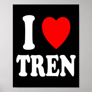 I Herz (Liebe) Tren Bodybuilding Steroide Zyklus Poster