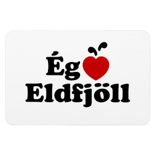 I Herz (Liebe) Vulkane [Ég Elska Eldfjöll] Magnet
