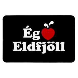 I Herz (Liebe) Vulkane [Ég Elska Eldfjöll] Magnet