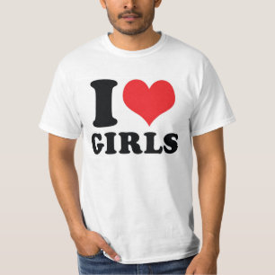 I Herz-/Liebemädchen T-Shirt