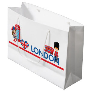 I Herz London mit Telefonzelle-Bus und mehr Große Geschenktüte