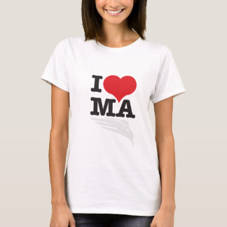 I Herz MA (i-Liebe Moto-Engel T-Shirt