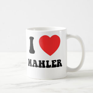 I Herz Mahler Kaffeetasse