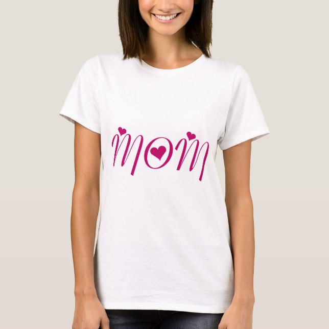 I Herz MAMA T-Shirt (Vorderseite)
