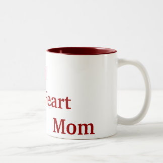 I   Herz-    Mama Zweifarbige Tasse