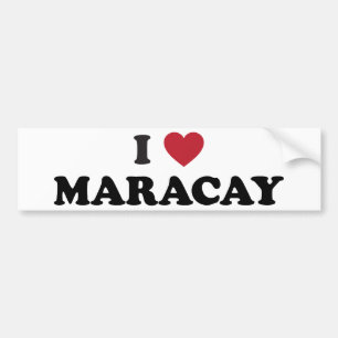 I Herz Maracay Venezuela Autoaufkleber