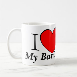 I Herz mein Barista Kaffeetasse