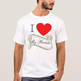 I Herz mein Barista T-Shirt
