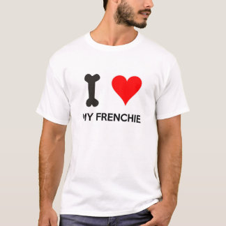 I Herz mein Frenchie T-Shirt