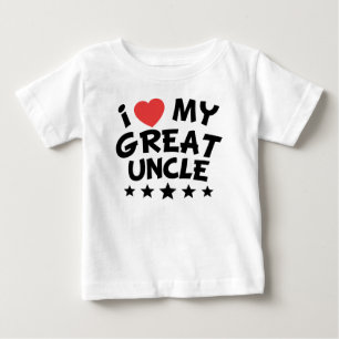 I Herz mein Großonkel Baby T-shirt